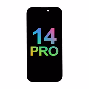 Mecanico Soft OLED ekranas Incell iPhone 14 Pro su rėmu (Support IC Transplant) - juodas