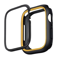 Uniq Moduo dėklas Apple Watch 4/5/6/7/8/SE/SE2 40/41mm - juodas ir garstyčios