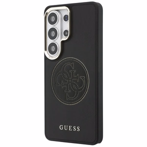 Guess dėklas Perforated Logo MagSafe skirtas Samsung Galaxy S26 Ultra juodas