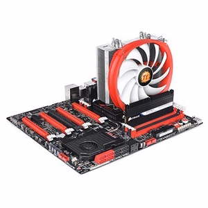 Thermaltake NiC L32 Procesorius Aušintuvas 14 cm Aliuminis, Raudona, Balta