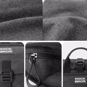 Rockbros H46 Backpack Saddlebag Handlebar Bag - Gray