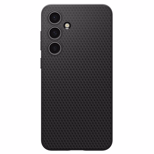 Spigen Liquid Air dėklas, skirtas Samsung Galaxy S24 FE, juodas