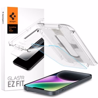 Spigen Glas.tR EZ Fit grūdintas stiklas iPhone 13 / 13 Pro / 14 / 16e