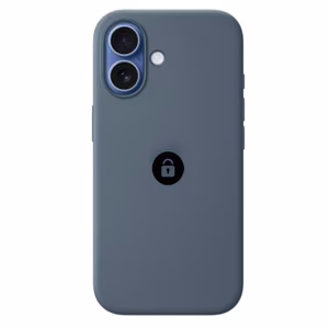 Dėklas "Silicone Case v2" iPhone 17 Pro Max / Inkaro mėlyna / pakuotėje