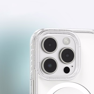 AmazingThing Titan Pro Mag dėklas su magnetiniu žiedu iPhone 16 Pro - skaidrus