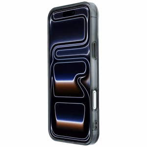 Mercedes AMG IML Double Layer Urban Line dėklas, skirtas iPhone 18 Pro Max / 17 Pro Max, su žiedu-stovu, suderinamas su MagSafe – juodas