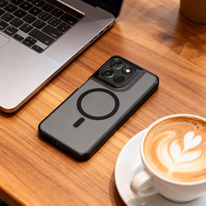 Tech-Protect Magmat MagSafe Чехол для Motorola Moto G57 Power / G67 Power - матовый чёрный
