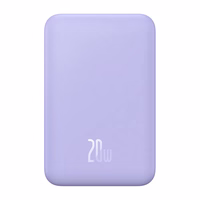 Magnetinė išorinė baterija Baseus Mini 5000mAh 20W (violetinė)