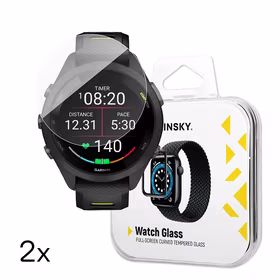 Wozinsky Pilno klijavimo grūdintas stiklas Garmin Forerunner 265s 42mm (2 vnt.)