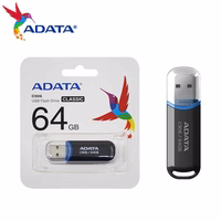 ADATA C906 USB atmintukas 64 GB USB A tipo 2.0 Juoda