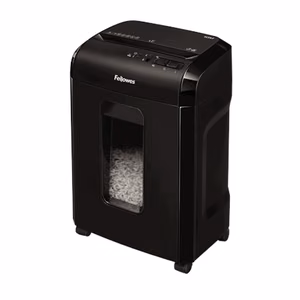 Fellowes Powershred 10M Black 19 L Credit cards shredding Paper handling standard/output 10 sheets per pass Micro-Cut Shredder Warranty 24 month(s)
