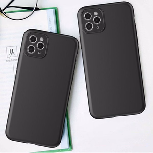 Plonas silikoninis dėklas telefonui Huawei nova 10 SE - juodas
