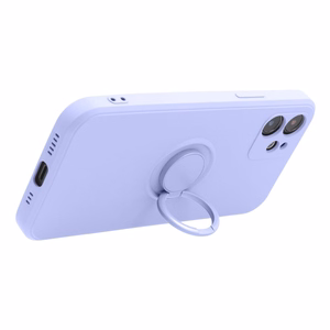 SILICONE RING dėklas skirtas XIAOMI Redmi Note 15 Pro 5G violetinis
