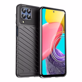 Thunder dėklas lankstus šarvuotas dangtelis Samsung Galaxy M53 5G juodas
