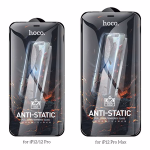 Закалённое стекло для iPhone 12 PRO MAX Hoco HD Anti-static 25 шт G10