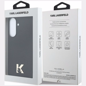 KARL LAGERFELD чехол для Samsung A57 KLHCSA575PGFKHGK (PU W/ KHEAD LOGO BLACK) чёрный