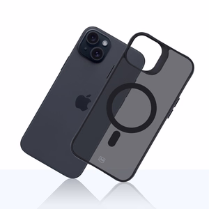 3mk Dūminis MagCase su MagSafe iPhone 15 Plus - pusiau permatomas