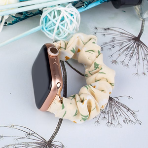 Audinė Apple Watch juosta 42/44/45mm dirželis apyrankė elastinga juosta - geltona