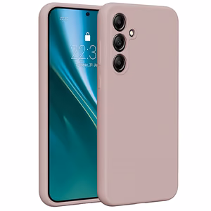 Etteri Silicone case for Samsung Galaxy A35 5G light pink