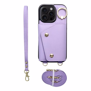 Piniginis dėklas WONDER iPhone 16 PRO MAX violetinis