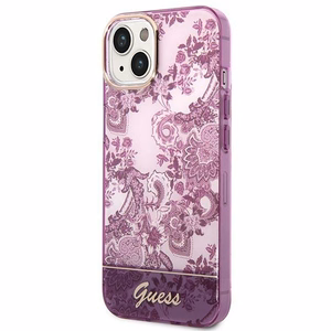 Guess GUHCP14MHGPLHF iPhone 14 Plus 6.7 "fuksija/fuksija kietas dėklas Porcelain Collection