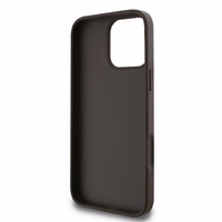 Guess 4G Didelio Logotipo dėklas iPhone 16 Pro Max - ruda