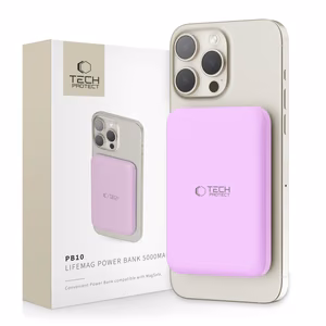 Tech-Protect LifeMag MagSafe PB10 5000mAh Power Bank - Pink