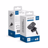 BLUE STAR magnetinis automobilio laikiklis oro ventiliacijai SMART LOCK SQUARE MAGNETIC juodas