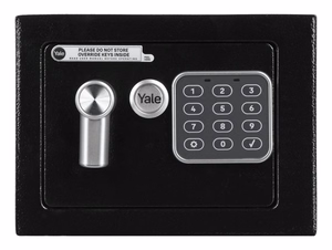 Yale YSV/170/DB2 pastatomas plieninis seifas, 3,8 l, juodas