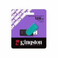 Kingston Technology DataTraveler Exodia S USB atmintukas 128 GB USB A tipo 3.2 Gen 1 (3.1 Gen 1) Juoda, Turkis