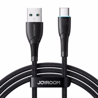 Kabelis "Joyroom" SA32-AC6 "Starry" USB į USB-C, 100 W, 1 m, juodas