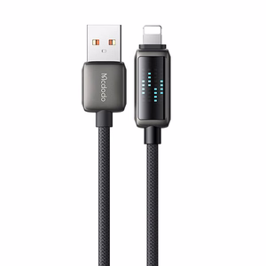 "Mcdodo CA-5250" USB-A į "Lightning" laidas, LED ekranas, 1,2 m