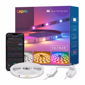Lepro S2 5m Wi-Fi Bluetooth RGBIC LED juosta