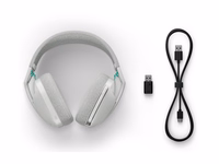 Logitech G321 laidinis žaidimų ausinės Baltos