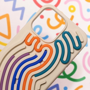 DIY Snake dėklas skirtas iPhone 16 6,1" smėlio spalvos