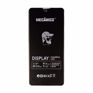 Mecanico LCD ekranas T2O Samsung Galaxy A73 5G juodas su rėmeliu
