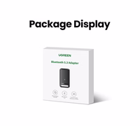 Bluetooth adapteris Ugreen CM591 Bluetooth 5.3 juodas