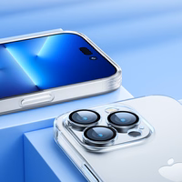 Joyroom 14Q dėklas iPhone 14 dėklas korpusas su skaidriu kameros dangteliu (JR-14Q1 skaidrus)