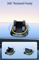 Blavec Automobilinis laikiklis BH-10 ant prietaisų skydelio (BH10-DBY) juodas-geltonas