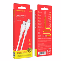 Borofone Kabel BX51 Triumph - Type C į Type C - 60W 1 metras baltas