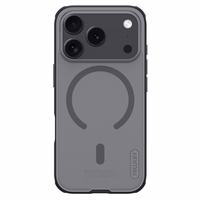"Nillkin Super Frosted Shield Pro MagSafe" dėklas, suderinamas su "iPhone 17 Pro" - skaidrus, juodas