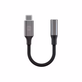 Forever adapteris AJC-01 garso lizdas 3,5 mm - USB-C juodas