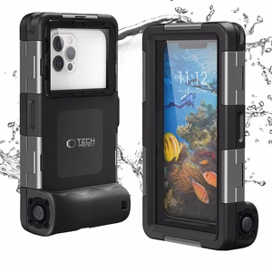 TECH-PROTECT IPX8 UNIVERSALUS DIVING Vandeniui atsparus dėklas JUODAS