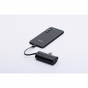 Išorinė baterija Forcell F-Energy Power Plug F5K3 PD 20W 5000 mAh su įmontuotu jungtimi USB C juoda