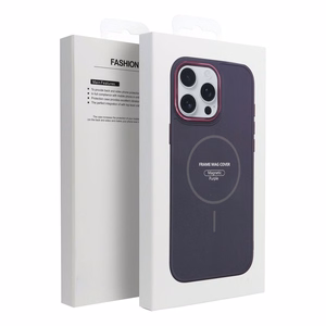 FRAME MAG COVER dėklas telefonui suderinamas su MagSafe IPHONE 17 PRO violetinė