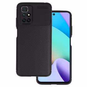 Vennus Carbon Elite dėklas telefonui Xiaomi Redmi 10 juodas