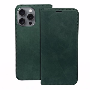 Smart Suede dėklas, skirtas Honor 600 / Honor 600 Pro, žalias