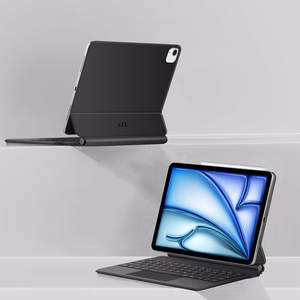 Tech-Protect Smartcase Magnetinis su klaviatūra iPad Air 10.9” 2020 / 2022 / iPad Air 11” 2024 / 2025 - Juodas