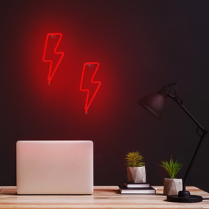 Neon LED Light BOLT raudonas Bat + USB FLNE06 Forever Light