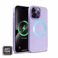 Crong Color Cover Magnetic - iPhone 14 Pro MagSafe dėklas (violetinis)